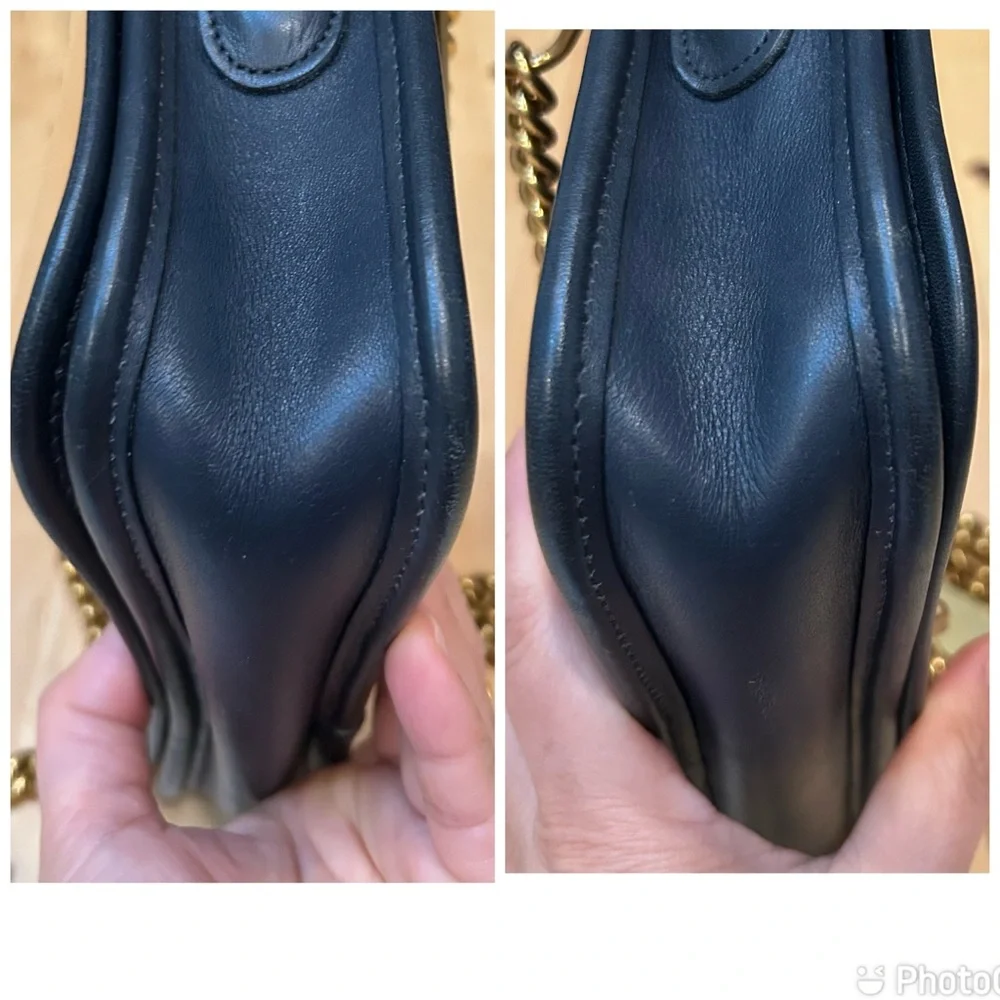 Like new Navy Vintage Coach Penny Pocket Clutch Purse 9755 - Picture 11 of 13